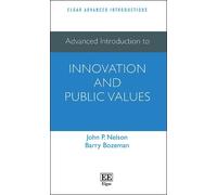 John P. Nelson Barry Advanced Introduction to Innovation and Public (Tascabile)