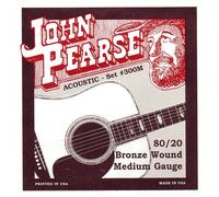 John Pearse 80/20 Bronze Wound Acoustic Guitar Strings13-56