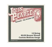 John Pearse® Strings »1340CM CUSTOM MEDIUM - 12-STRING ACOUSTIC GUITAR - 80/20 BRONZE« Corde per Chitarra Acustica 12-Corde - 012/052