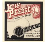 John Pearse® Strings »160SL SLIGHTLY LIGHT - ACOUSTIC GUITAR - 80/20 BRONZE« Corde per Chitarra Acustica 6-Corde - 011/050