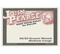 John Pearse® Strings »2010M MEDIUM - IRISH TENOR BANJO - 80/20 BRONZE« Corde per Irish Tenor Banjo - 012/038