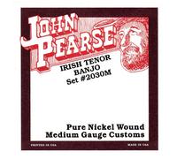 John Pearse® Strings »2030M MEDIUM CUSTOMS - IRISH TENOR BANJO - PURE NICKEL WOUND« Corde per irish Tenor Banjo - 012/036