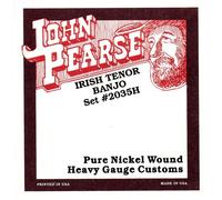 John Pearse® Strings »2035H HEAVY CUSTOMS - IRISH TENOR BANJO - PURE NICKEL WOUND« Corde per Irish Tenor Banjo - 013/040