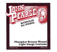 John Pearse® Strings »2060L LIGHT CUSTOMS - MANDOLINE - PHOSPHOR BRONZE - LOOP END« Corde per Mandolino - 010/038