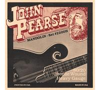 John Pearse® Strings »2200H HEAVY - MANDOLINE - 80/20 BRONZE - BALL END« Corde per Mandolino - 012/040