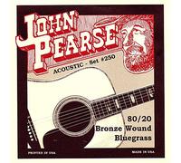 John Pearse® Strings »250 BLUEGRASS - ACOUSTIC GUITAR - 80/20 BRONZE« Corde per Chitarra Acustica 6-Corde - 012/056