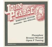John Pearse® Strings »3210A OPEN F-TUNING - BARITONE GUITAR - PHOSPHOR BRONZE« Corde per Baritone Chitarra Acustica - 015/062