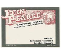 John Pearse® Strings »3260L LIGHT - BARITONE GUITAR - 80/20 BRONZE« Corde per Baritone Chitarra Acustica - 015/068