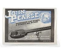John Pearse® Strings »7400 B11-TUNING - HAWAIIAN LAP STEEL 6-STRING - PURE NICKEL WOUND« Corde per Hawaiian Lap Steel 6-String Chitarra - 015/034