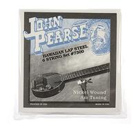 John Pearse Strings Strings John Pearse Strings 7300 per chitarra hawaiana in acciaio a 6 corde - ferita in nichel - Am-Tuning