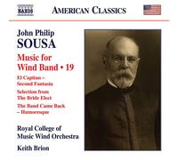 John Philip Sousa John Philip Sousa: Music for Wind Band - Volume 19 (CD) Album