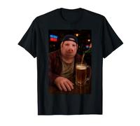 John Pork Bere Birra Pub Divertente Brainrot Meme papà Maglietta