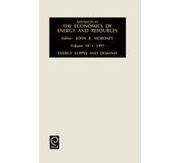 John R. Moroney Energy Supply and Demand (Copertina rigida)