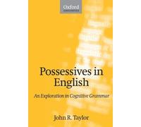 John R. Taylor Possessives in English (Tascabile)