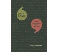 John Rawls Lectures on the History of Political Philosophy (Tascabile)