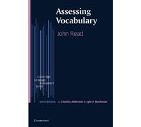 John Read Assessing Vocabulary (Tascabile) Cambridge Language Assessment