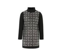 John Richmond abito dolcevita Tasam con logo strass nero 10a