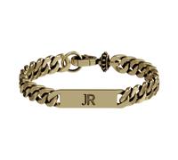 John Richmond - Bracciale a catena con placca JR - - Accessories - Uomo - Giallo - ONE SIZE