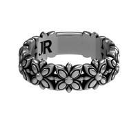 John Richmond - Anello con Motivo Floreale - - Accessories - Donna - Grigio - ONE SIZE
