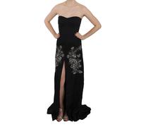 John Richmond Black Sequined Flare Ball Gown Dress - IT42|M