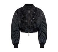 John Richmond - Bomber Corto con Maniche Arricciate - - Jackets - Donna - Nero - S