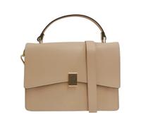 John Richmond Borsa a Mano Donna in Pelle Nudo con Metalleria Oro e Tracolla Removibile