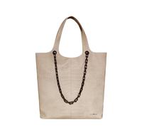 John Richmond - Borsa Tote con Effetto Coccodrillo e Dettaglio Catena - - Bags - Donna - Beige - ONE SIZE