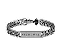 John Richmond - Bracciale a catena con placca incisa - - Accessories - Donna - Grigio - ONE SIZE