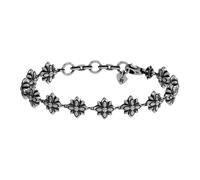 John Richmond, ,Accessories ,Donna ,Grigio ,ONE SIZE Bracciale con Motivi Floreali JR