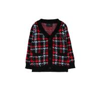 John Richmond cardigan neonato in fantasia Pied de poule nero 18m