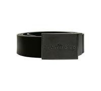 John Richmond Cintura Nera Blu Reversibile con Placca in Acciaio da Uomo - 110