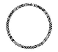 John Richmond - Collana a Catena con Maglia a Grumetta e Logo JR - -Accessories -Donna -Grigio -ONE SIZE