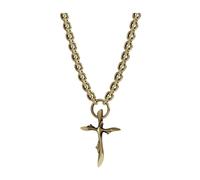 John Richmond - Collana con croce e spine oro piccola - -Accessories -Donna -Giallo -ONE SIZE