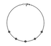John Richmond - Collana con dettagli floreali - -Accessories -Donna -Grigio -ONE SIZE