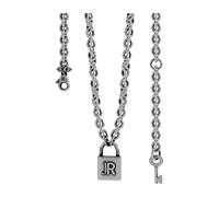 John Richmond - Collana con lucchetto e chiave - -Accessories -Donna -Grigio -ONE SIZE