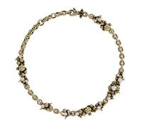 John Richmond - Collana in metallo e cristalli - - Accessories - Donna - Marrone - ONE SIZE