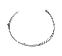 John Richmond - Collier rigido con spine argento - - Accessories - Donna - Grigio - ONE SIZE