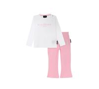John Richmond completo T-shirt manica lunga e leggings bianco rosa 9m