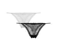 John Richmond - Confezione di Perizomi in Pizzo Ricamato - - Underwear - Donna - Multicolore - S