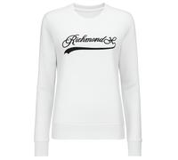 John Richmond felpa donna Atasin con logo strass bianco S