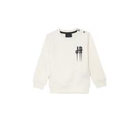 John Richmond felpa Ekipo con stampa logo bianco