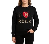 John Richmond felpa Faram con logo strass nero