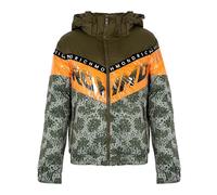 John Richmond - Giacca Sportiva con Cappuccio Staccabile e Chiusura a Zip - - Jackets - Uomo - Multicolore - M
