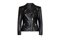 John Richmond - Giacca Stile Biker con Chiusura Asimmetrica e Dettagli Decisi - - Jackets - Donna - Nero - M