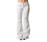 John Richmond jeans a zampa donna Kannawi bianco
