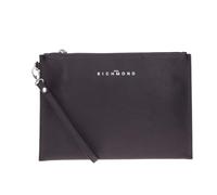 Pochette uomo john richmond jr-b129 nera in pelle saffiano
