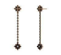 John Richmond - Orecchini Pendenti Fiore JR - - Accessories - Donna - Marrone - ONE SIZE