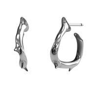John Richmond - Orecchini rigidi con spine argento - - Accessories - Donna - Grigio - ONE SIZE
