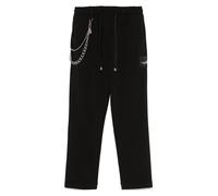 John Richmond pantaloni Baum con catenella nero