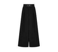 John Richmond pantaloni gamba larga bambina con pinces nero